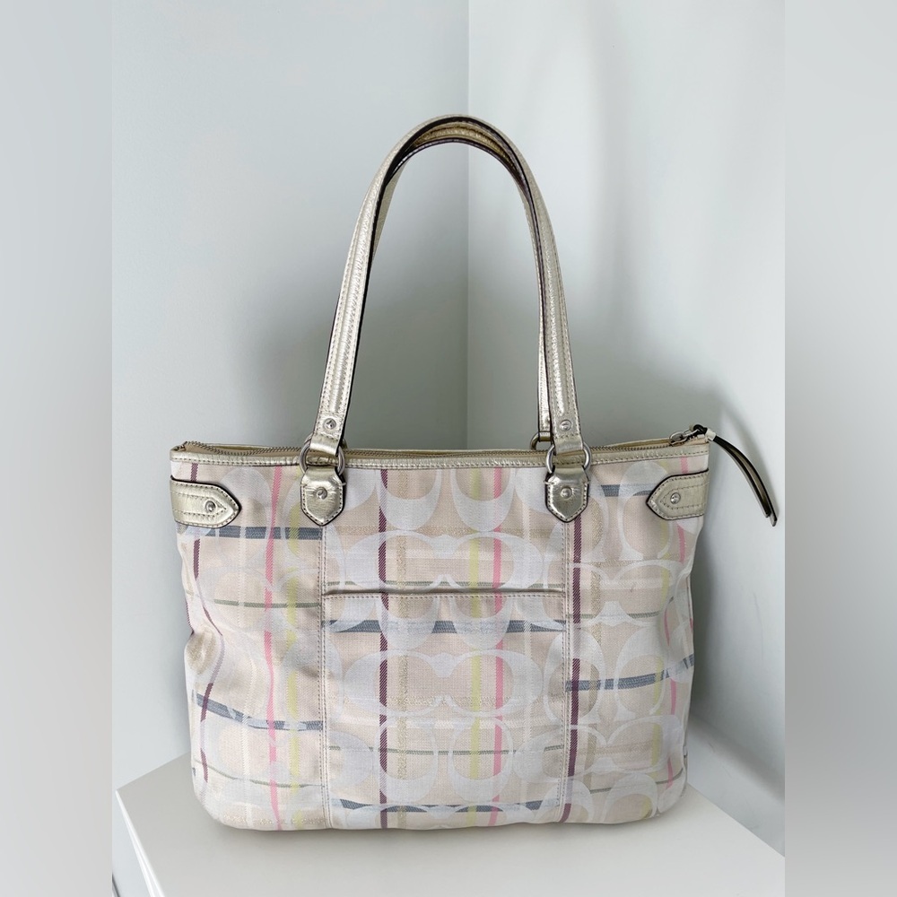 Coach Poppy Y2k Large Tote Bag - Picture 2 of 13